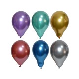 Set 50 Baloane Sidefate Ovale Multicolor Latex, Petrecere Aniversare Copii, Decor Baloane Aer/Heliu