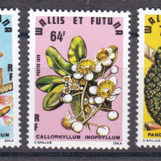Wallis si Futuna 1978 fructe flori MI 339-341 MNH