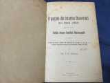 O pagina din istoria Bucovinii din 1848 - 1850 / Notite despre familiea Hurmuzachi de Dr. I. G. Sbiera anul 1899 / 40 pagini !