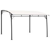 Copertina Pavilion Gradina vidaXL Crem 3x3x2.55m Protectie Solara Foisor Exterior Poliester