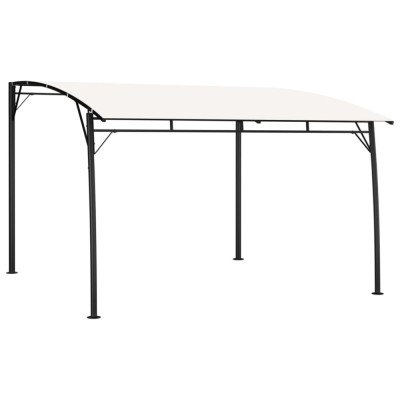 vidaXL Copertină pavilion de grădină, crem, 3x3x2,55 m foto