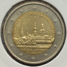 Letonia 2 euro 2014 - Riga – European Capital of Culture - km 158 - E001