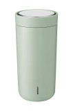 Stelton cana termica Go To Click 400 ml culoarea verde