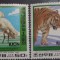 Coreea 1996 fauna animale tigru păsări serie 2v nestampilata, Korea 1996
