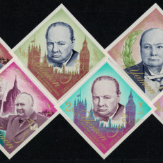 YEMEN 1965 - Mari oameni politici, Sir Winston Churchill/ serie completa MNH