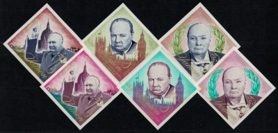 YEMEN 1965 - Mari oameni politici, Sir Winston Churchill/ serie completa MNH foto