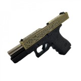 Pistol G19 GRAVAT BlowBack GBB marca WE airsoft