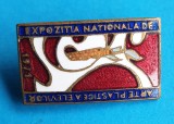 Expozitia Nationala de Arte plastice a Elevilor 71 - Insigna pionieri RARA