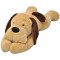 vidaXL Cățel de pluș de jucărie, maro, 80 cm 80142