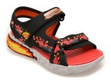Cumpara ieftin Sandale SKECHERS negre, MEGA-SPLASH 4K, din piele ecologica