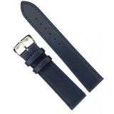 Curea Ceas Premium Navy Bleumarin &ndash; Piele Autentică, Profil Slim (2mm)