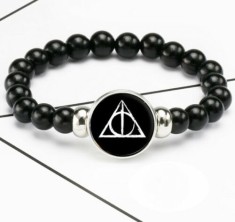 Bratara HARRY POTTER Cu Margele - Model Talismanele Mortii foto