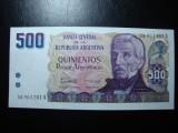 ARGENTINA 500 PESOS 1984 UNC