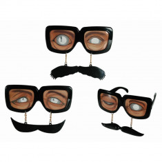 Funny Glasses - Ochelari haiosi de petrecere cu mustata, 18/3929, 1 buc foto