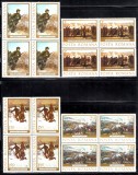A11 TX10 2 - 1977 - Centenarul independentei de stat a Romaniei pereche de patru timbre, Arta, Nestampilat