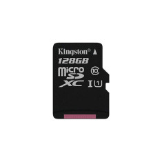 Card de memorie Kingston microSDXC Canvas Select 80R 128GB Clasa 10 UHS-I U1 80 Mbs foto