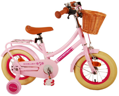 Bicicleta pentru fete Volare Excellent, 12 inch, culoare roz, frana de mana si c PB Cod:21188 foto