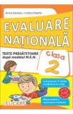 Evaluare Naţională. Teste pregătitoare după modelul M.E.N. Comunicare &icirc;n limba rom&acirc;nă (scris-citit). Matematică și explorarea mediului. Clasa a II-a