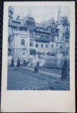Carte Postala, Castelul Peles fatada, perioada interbelica