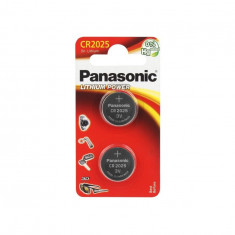 2x Panasonic CR2025 Lithium baterie plata 3V-Conținutul pachetului 1x Blister