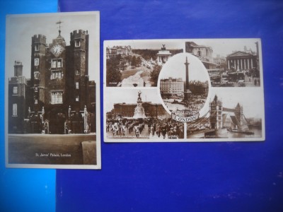 HOPCT LOT 1887 LONDRA IN 1931 ANGLIA-2 CARTI POSTALE VECHI-CIRCULATE foto