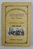 LA CHANSON FRANCAISE - BERANGER ET SON TEMPS , 1956