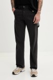Dickies pantaloni de bumbac barbati, culoarea negru, drept, DK0A4Z6QBLK1