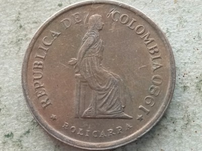 COLUMBIA-5 PESOS 1980 foto