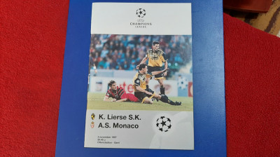 program SK Lierse - AS Monaco foto