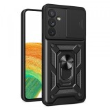 Husa pentru Samsung Galaxy A14 A145 / A14 5G A146, OEM, Hybrid Armor Camshield, Neagra