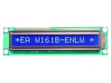 Afișaj LCD Alfanumeric 16x1 STN Negativ Albastru 122x33mm