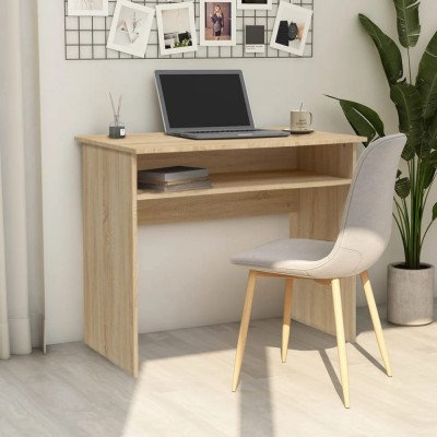 vidaXL Birou, stejar Sonoma, 90 x 50 x 74 cm, lemn prelucrat 801173 foto