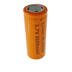Acumulator Li-Ion 26650, 3.7V, 6800mAh, BL26650, portocaliu foto