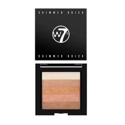 Bronzer pentru fata iluminator, W7, Shimmer Brick, 7.5 g foto