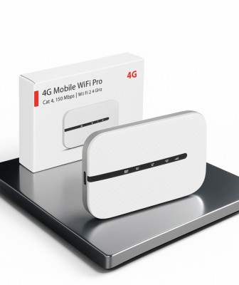 Router 4G LTE de buzunar cu cartelă SIM, 2100mAh, 150Mbps foto