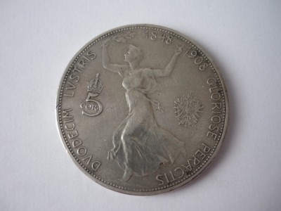 5 COROANE 1908 ARGINT ***** foto
