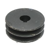 Fulie cu 2 caneluri 87x34 mm pentru ax cu pana de 24 mm
