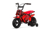 Cumpara ieftin Mini Motocicleta Electrica Copii NITRO ECO Flee 300W 24V, Roti Ajutatoare, Rosu, 3-6 Ani