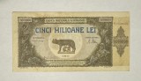 Bancnota Romania 5.000.000 Lei 1947, VF, Colectionari, Numismatica