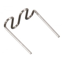 Set 100 de capse pistol sudat, lipit plastic, Zola&reg;, tip RS28, diametru 0.8 mm, argintii