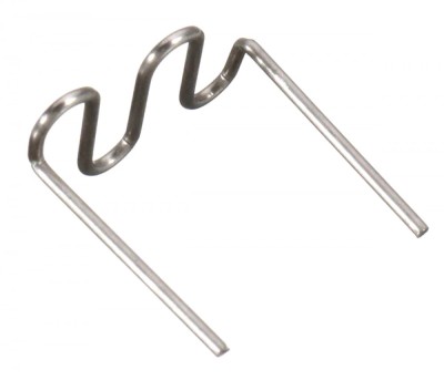 Set 100 de capse pistol sudat, lipit plastic, Zola&amp;reg;, tip RS28, diametru 0.8 mm, argintii foto