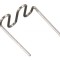 Set 100 de capse pistol sudat, lipit plastic, Zola&reg;, tip RS28, diametru 0.8 mm, argintii
