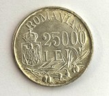 Moneda din argint regele Mihai I - 25000 lei 1946 pentru colectie/botez //COMANDA MINIMA 2 MONEDE//