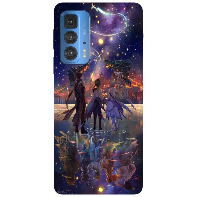Husa compatibila cu Motorola Edge 20 model Genshin Impact video game, Silicon, TPU, Viceversa foto