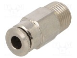 Racord push-in simplu 0-30bar alamă nichelată 1/8 AIGNEP