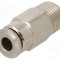 Racord push-in simplu 0-30bar alamă nichelată 1/8 AIGNEP