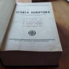 BIBLIA 1936-SUB PATRIARHUL MIRON CRISTEA,TRADUCATORI NICODIM,GALACTION SI V.RADU