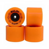 Set 4 roti skateboard DHS, 60 x 45 mm, Portocaliu