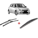 Cumpara ieftin Set 3 stergatoare , Bosch, pentru parbriz si luneta, SUZUKI SWIFT III (MZ, EZ) 2005-2015