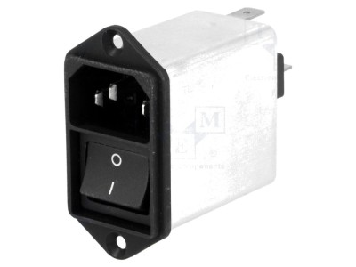Conector AC 6A 250V IEC 60320 foto